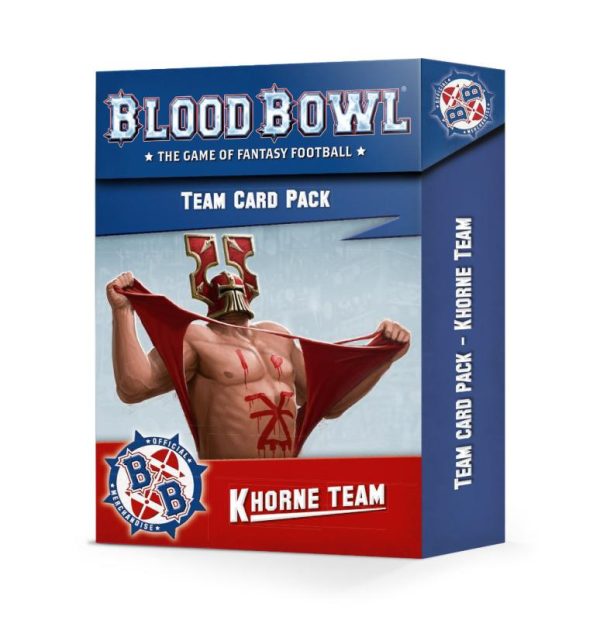 Games Workshop Blood Bowl  Blood Bowl Blood Bowl: Khorne Team Card Pack - 60050999003 - 5011921131846