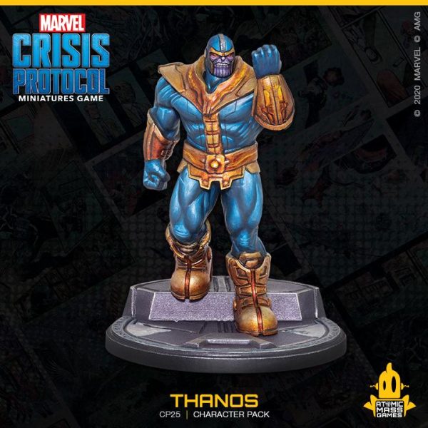 Atomic Mass Marvel Crisis Protocol  Marvel: Crisis Protocol Marvel Crisis Protocol: Thanos Character Pack - CP25 - 841333108731