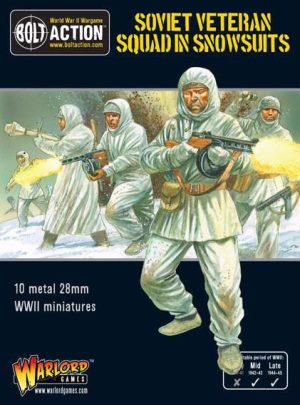 Warlord Games Bolt Action  Soviet Union (BA) Soviet Veteran Squad in Snowsuits - 402214001 - 5060393705703