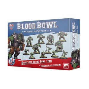 Games Workshop Blood Bowl  Blood Bowl Blood Bowl: The Thunder Valley Greenskins - Black Orc Team - 99120909005 - 5011921139354