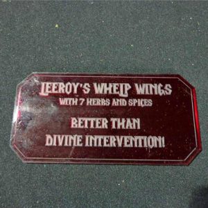 TTCombat   Sci Fi Scenics (28-32mm) Sign C (Leeroy's Whelp Wings) with stand - SFU022 -