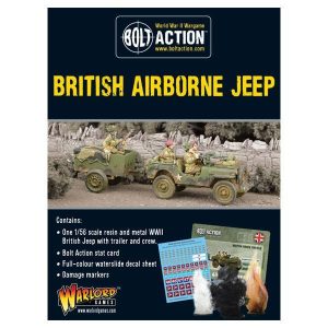 Warlord Games Bolt Action  Great Britain (BA) British Airborne Jeep & Trailer - 402411107 - 5060393706229