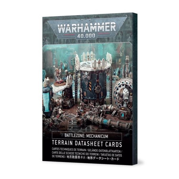 Games Workshop Warhammer 40,000  40k Terrain Battlezone: Mechanicum – Terrain Datasheet Cards - 60050199043 - 5011921143467