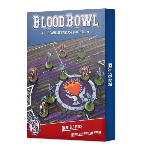 Games Workshop Blood Bowl  Blood Bowl Blood Bowl: Dark Elf Pitch & Dugouts - 99220912004 - 5011921160129