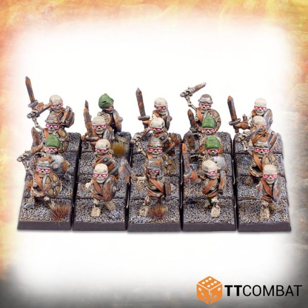 TTCombat   TTCombat Miniatures Skeleton Halfling Warriors - TTFHR-HUD-001 - 5060570139956