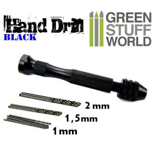 Green Stuff World   Green Stuff World Tools Hobby Hand Drill - BLACK - 8436554367887ES - 8436554367887