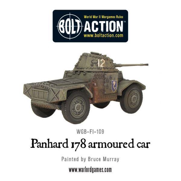 Warlord Games Bolt Action  France (BA) Panhard 178 Armoured Car - 402415501 -
