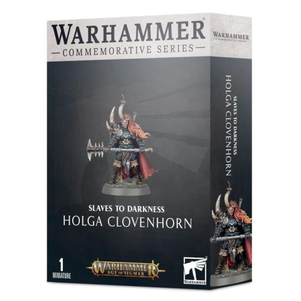 Games Workshop (Direct) Age of Sigmar  Slaves to Darkness Warhammer Commemorative Series: Holga Clovenhorn - 99120201113 - 5011921139118