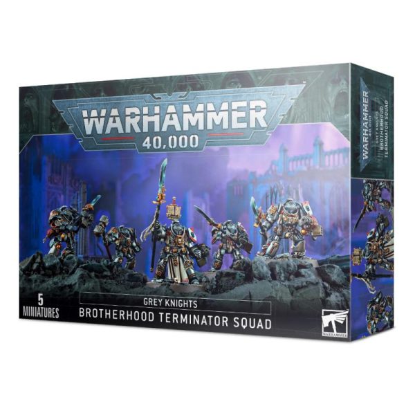 Games Workshop Warhammer 40,000  Grey Knights Grey Knights Brotherhood Terminator Squad (2021) - 99120107019 - 5011921153770