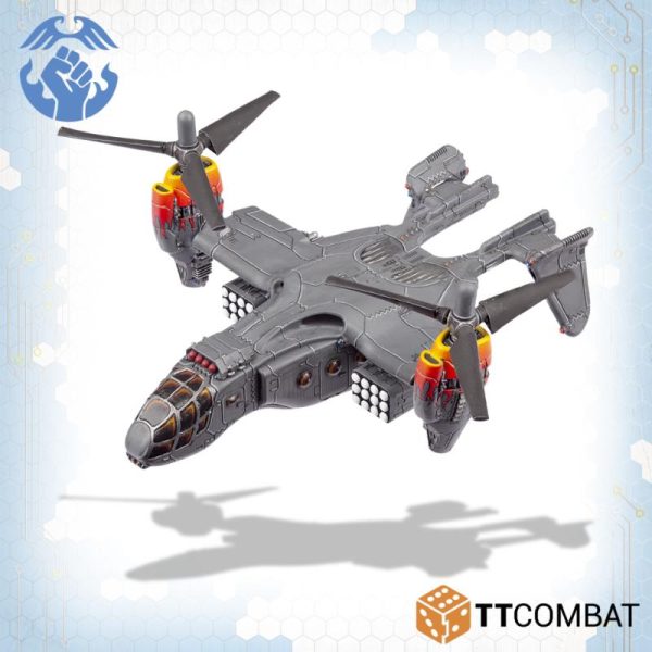 TTCombat Dropzone Commander  Resistance Transports Strikehawk Tilt-Rotor - TTDZR-RES-019 - 5060880911303