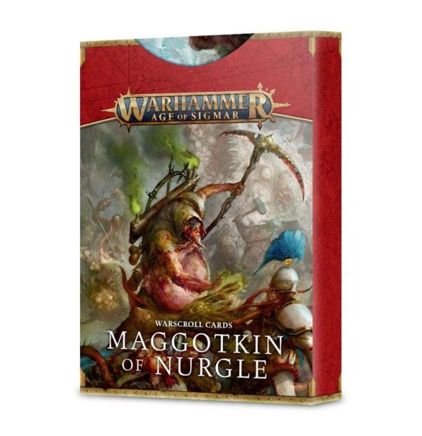 Games Workshop Age of Sigmar  Maggotkin of Nurgle Warscroll Cards: Maggotkin of Nurgle - 60050201003 - 5011921158713
