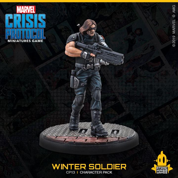 Figurine CP13 - Vision & Winter Soldier - Atomic Mass Games - Marvel Crisis Protocol