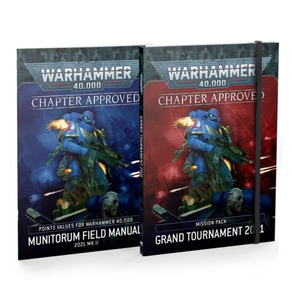 Games Workshop Warhammer 40,000  Warhammer 40000 Essentials Chapter Approved: Grand Tournament 2021 Mission Pack and Munitorum Field Manual MKII - 60040199129 - 9781839065248
