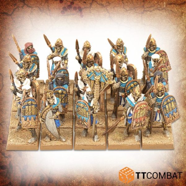 TTCombat   TTCombat Miniatures Mummy Spearmen - TTFHR-MUM-005 - 5060880913338