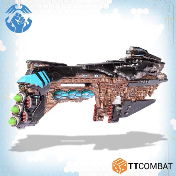 TTCombat Dropfleet Commander  The Resistance Fleet Resistance Senator Battlecruiser - TTDFR-RES-008 - 5060880911648