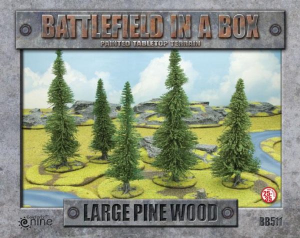 Gale Force Nine   Battlefield in a Box Battlefield in a Box: Large Pine Wood - BB511 - 9420020213081