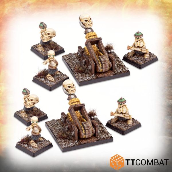 TTCombat   TTCombat Miniatures Skeleton Halfling Catapults - TTFHR-HUD-005 - 5060570139994