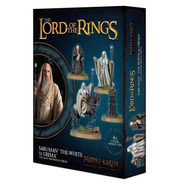 Games Workshop Middle-earth Strategy Battle Game  Evil - Lord of the Rings Lord of The Rings: Saruman the White & Grima Wormtongue - 99121464029 - 5011921133130