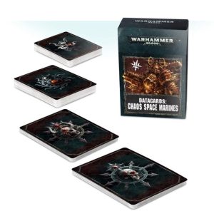 Games Workshop Warhammer 40,000  Chaos Space Marines Datacards: Chaos Space Marines - 60220102007 - 5011921114214