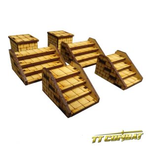 TTCombat   Streets of Venice (28-32mm) Canal Stairs - SOV029 - 5060504041348