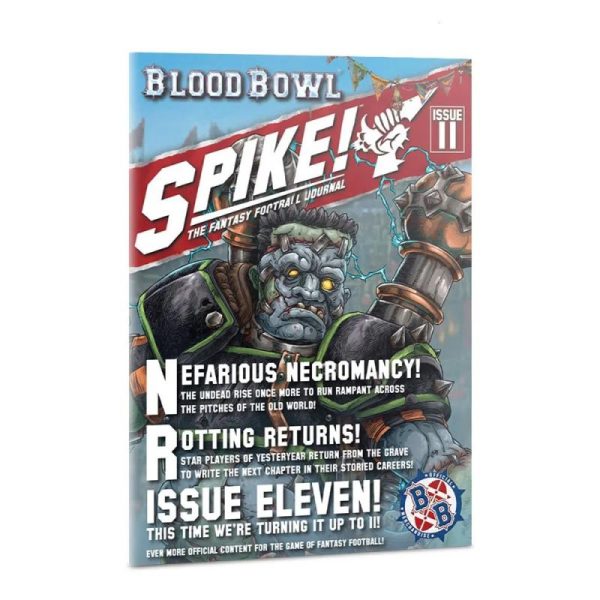 Games Workshop Blood Bowl  Blood Bowl Spike! The Fantasy Football Journal - Issue 11 - 60040999017 - 9781788269629