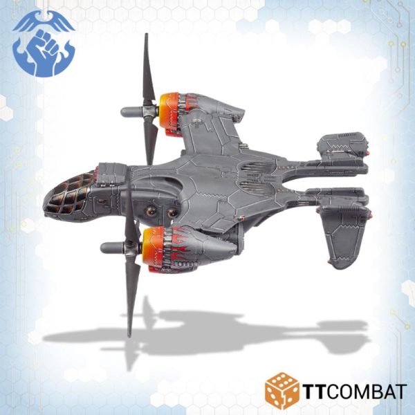 TTCombat Dropzone Commander  Resistance Transports Strikehawk Tilt-Rotor - TTDZR-RES-019 - 5060880911303