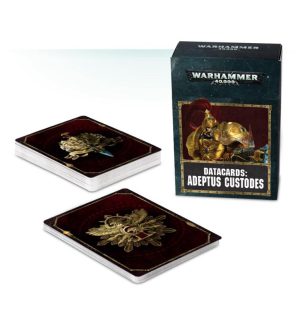 Games Workshop Warhammer 40,000  Adeptus Custodes Datacards: Adeptus Custodes (old) - 60220108002 - 5011921096657