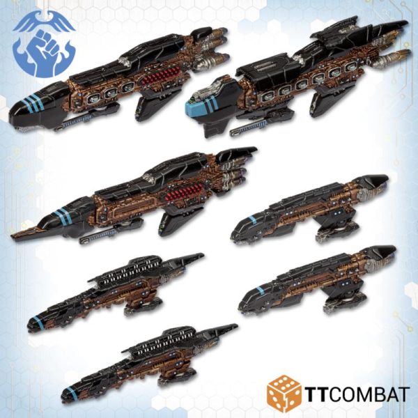 TTCombat Dropfleet Commander  The Resistance Fleet Resistance Starter Fleet - TTDFX-RES-001 - 5060570135255