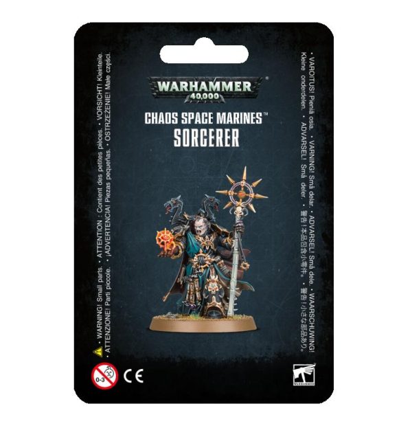 Games Workshop Warhammer 40,000  Chaos Space Marines Chaos Space Marines Sorcerer - 99070102026 - 5011921178094
