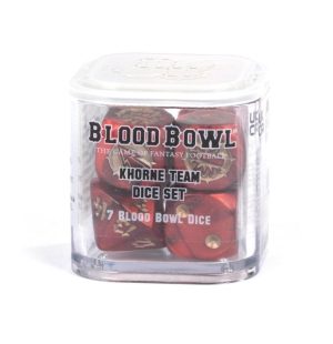 Games Workshop Blood Bowl  Blood Bowl Blood Bowl: Khorne Team Dice Set - 99220901006 - 5011921143917