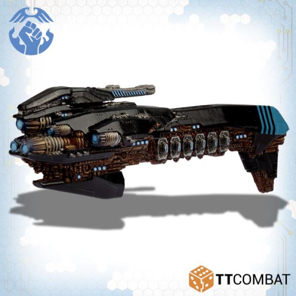 TTCombat Dropfleet Commander  The Resistance Fleet Resistance Grand Cruiser - TTDFR-RES-003 - 5060570136467