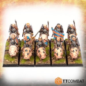 TTCombat   TTCombat Miniatures Halfling Heavy Pig Riders - TTFHR-HLF-006 - 5060570139277