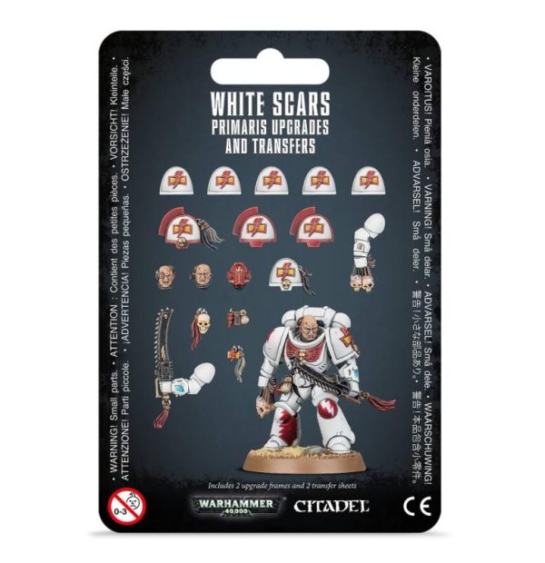 Games Workshop Warhammer 40,000  White Scars White Scars Primaris Upgrades & Transfers - 99070101059 - 5011921999187