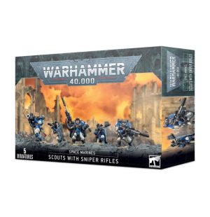 Games Workshop Warhammer 40,000  Space Marines Space Marine Scouts with Sniper Rifles - 99120101321 - 5011921142507