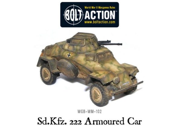 Warlord Games Bolt Action  Germany (BA) German Sd.kfz 222 Armoured Car - 402412004 - 5060200844687