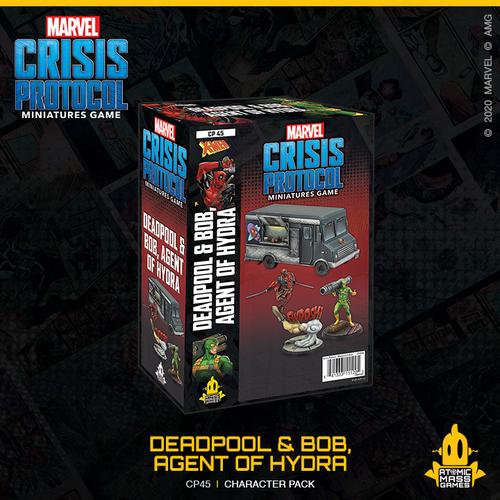 Atomic Mass Marvel Crisis Protocol  Marvel: Crisis Protocol Marvel Crisis Protocol: Deadpool & Bob, Agent of Hydra - CP45 - 841333111205