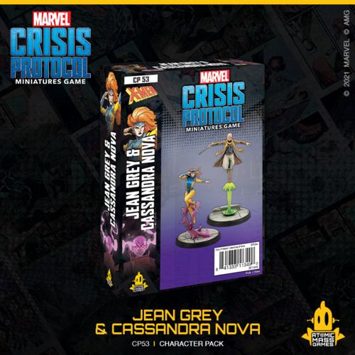 Atomic Mass Marvel Crisis Protocol  Marvel: Crisis Protocol Marvel Crisis Protocol: Jean Grey & Cassandra Nova - CP53 - 841333113490