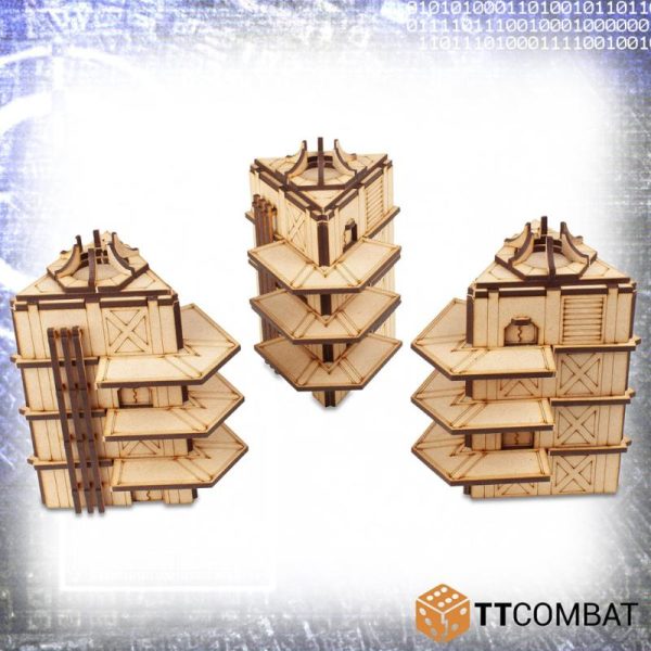 TTCombat   Sci Fi (15mm) Tri Platforms - TTSCW-SFX-069 - 5060880912966