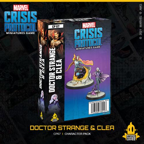 Atomic Mass Marvel Crisis Protocol  Marvel: Crisis Protocol Marvel Crisis Protocol: Doctor Strange & Clea - CP67 - 841333112448