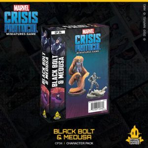 Atomic Mass Marvel Crisis Protocol  Marvel: Crisis Protocol Marvel Crisis Protocol: Black Bolt & Medusa - CP34 - 841333109394