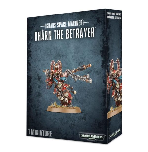 Games Workshop Warhammer 40,000  Chaos Space Marines Kharn the Betrayer - 99120102060 - 5011921078455
