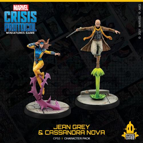 Atomic Mass Marvel Crisis Protocol  Marvel: Crisis Protocol Marvel Crisis Protocol: Jean Grey & Cassandra Nova - CP53 - 841333113490