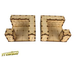 TTCombat   Fantasy Scenics (28-32mm) Dungeon Corner Sections - RPG016 - 5060504047784