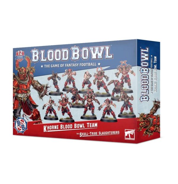 Games Workshop Blood Bowl  Blood Bowl Blood Bowl Team: Khorne Team - The Skull-tribe Slaughterers - 99120901003 - 5011921133192
