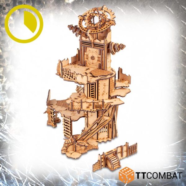 TTCombat   Sci Fi Gothic (28-32mm) Orc Zzzap Tower - TTSCW-SFG-125 - 5060880913291