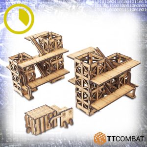 TTCombat   Sci Fi (15mm) Scaffold Towers - TTSCW-SFX-074 - 5060880914083