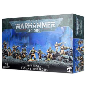 Games Workshop Warhammer 40,000  Astra Militarum Astra Militarum Cadian Shock Troops - 99120105089 - 5011921157938