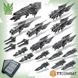 TTCombat Dropfleet Commander  UCM Fleet UCM Battlefleet - TTDFX-UCM-004 - 5060570135880