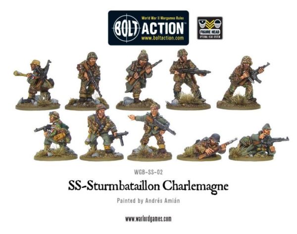 Warlord Games Bolt Action  Germany (BA) SS-Sturmbataillon Charlemagne - WGB-SS-02 - 5060393700036