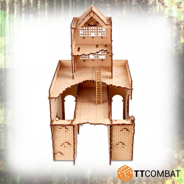 TTCombat   World War Scenics Clock Tower Factory - TTSCW-WAR-074 - 5060570138027
